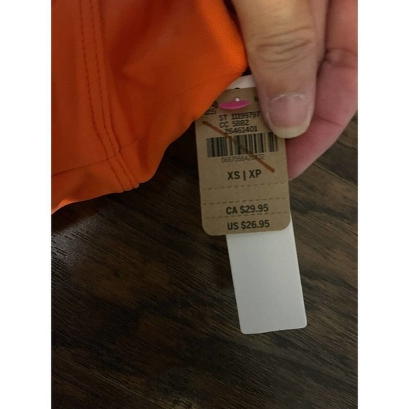 Victoria’s Secret PINK Bikini Bottom Size Xs Orange NWT - Picture 2 of 4